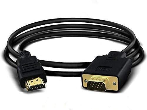  10. Yiany Gold-Plated 1080P HDMI Male to VGA Male Adapter Cable 