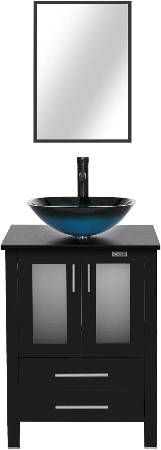  8. Eclife Modern Bathroom Vanity and Sink Combo Stand Cabinet 