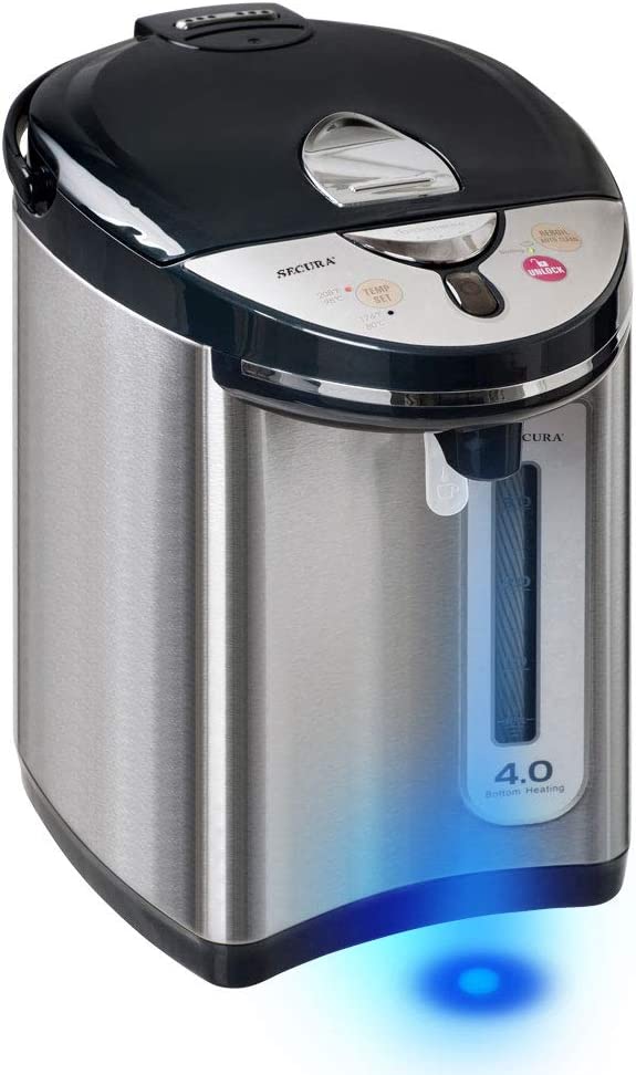  3. Secura Stainless Steel Water Pot 