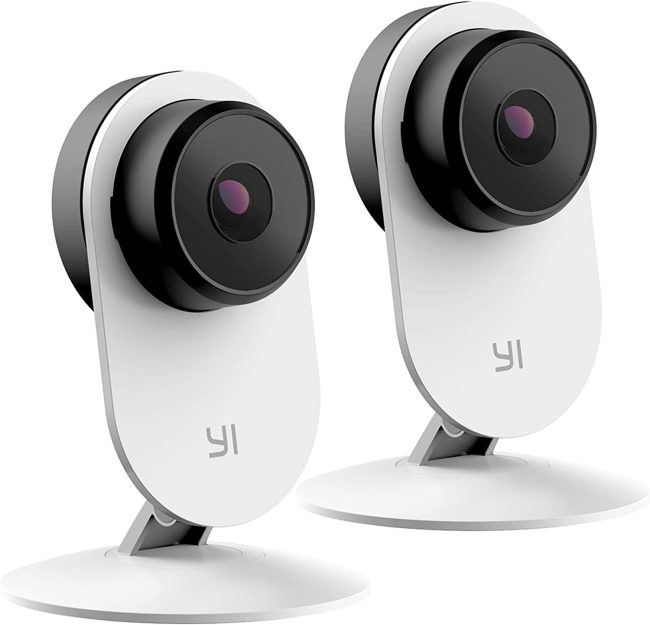  1. YI 2PC 1080p HD Indoor Wireless Smart Home Camera 