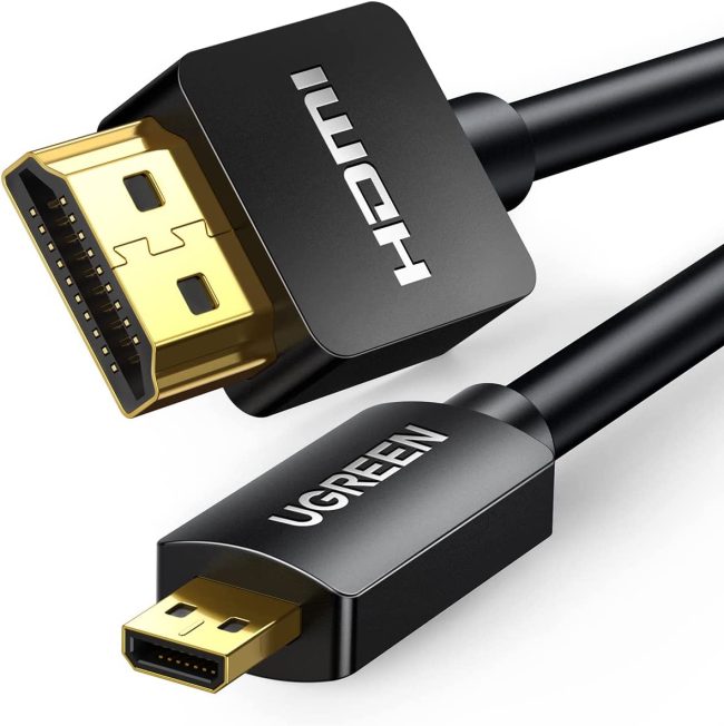  3. UGREEN Micro HDMI Cables 4K Adapter 