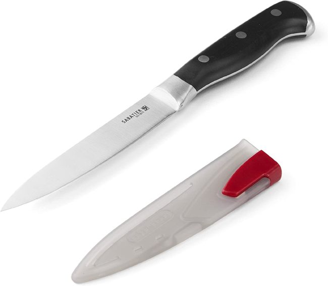  10. Sabatier Forged Stainless Steel Fine Edge Utility Knife 