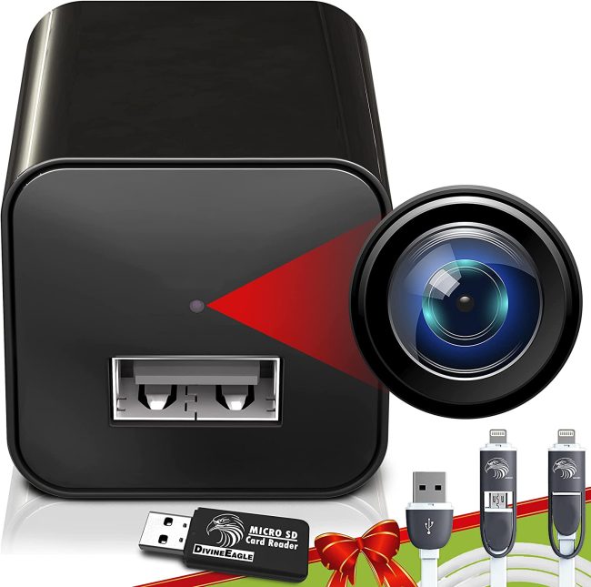  5. A Wireless Hidden Camera With HD 1080P By OVEHEL 