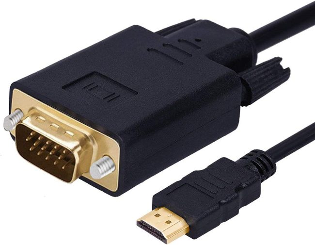  4. Wonlyus HDMI to VGA Gold-Plated 