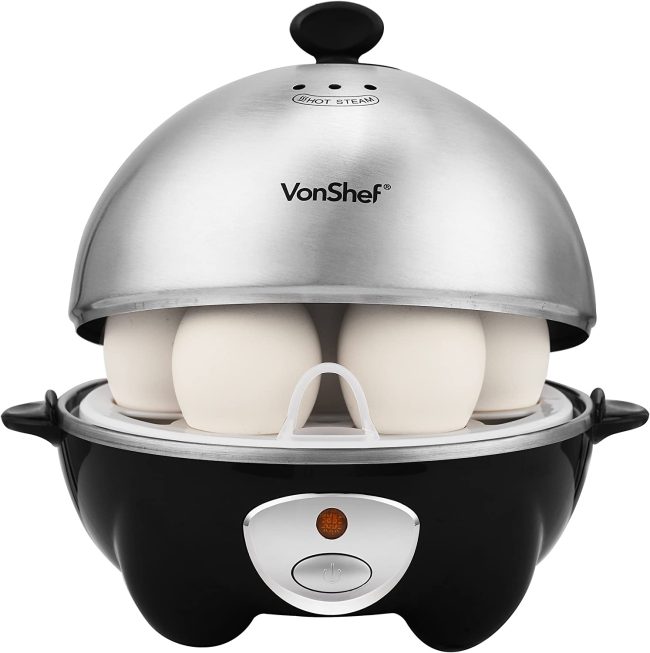  9. VonChef Stainless Steel Egg Cookers 