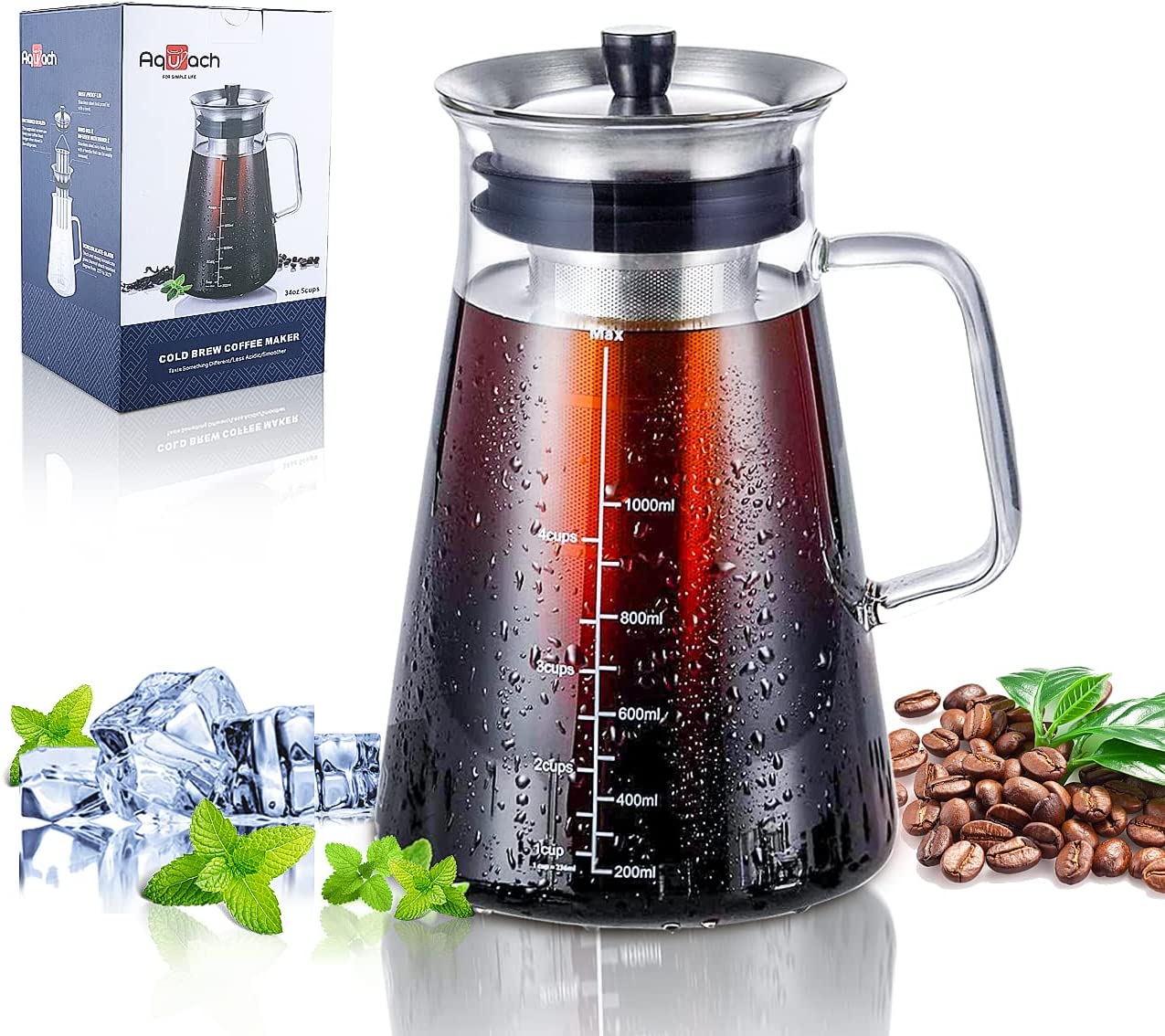  9.Cold Brew Iced Coffee Maker By SEMKO 