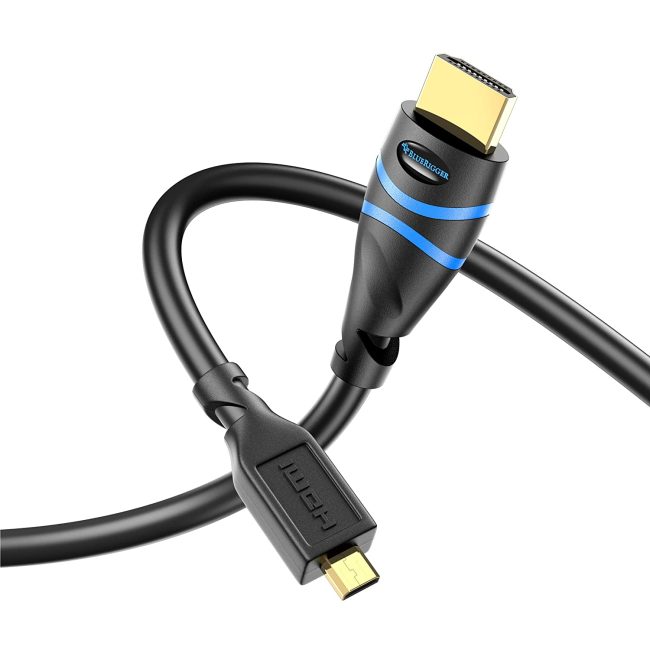  6. BlueRigger Micro HDMI Cables 