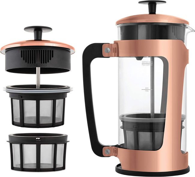  10. ESPRO P5 Double Micro-Filtered French Press Coffee Maker 