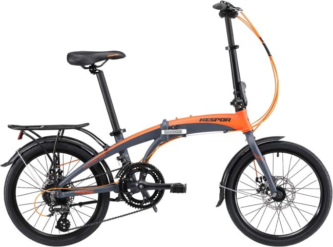  6. KESPOR Folding Bikes for Adults 