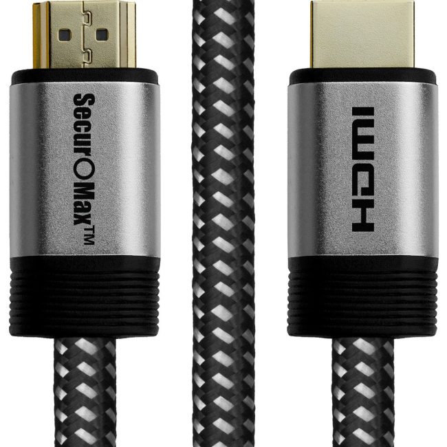  7. SecurOMax HDMI Cable - Braided Cord (4K, HDMI 2.0) 