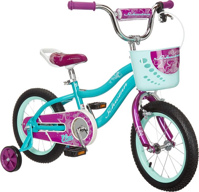  2. Schwinn Elm Girls bike for toddlers and kids 