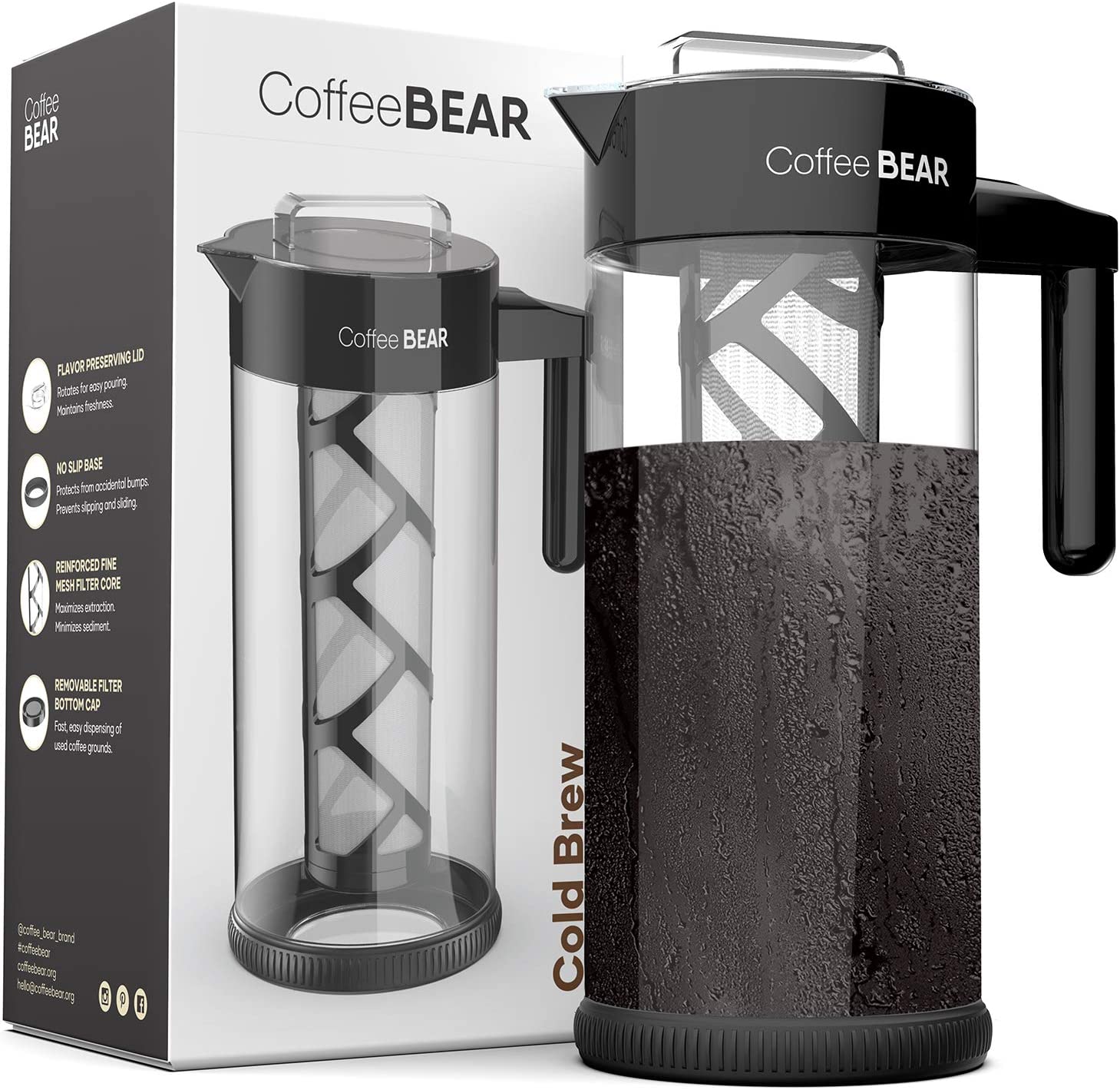  6.Cold Brew Coffee Maker By Coffee Bear 