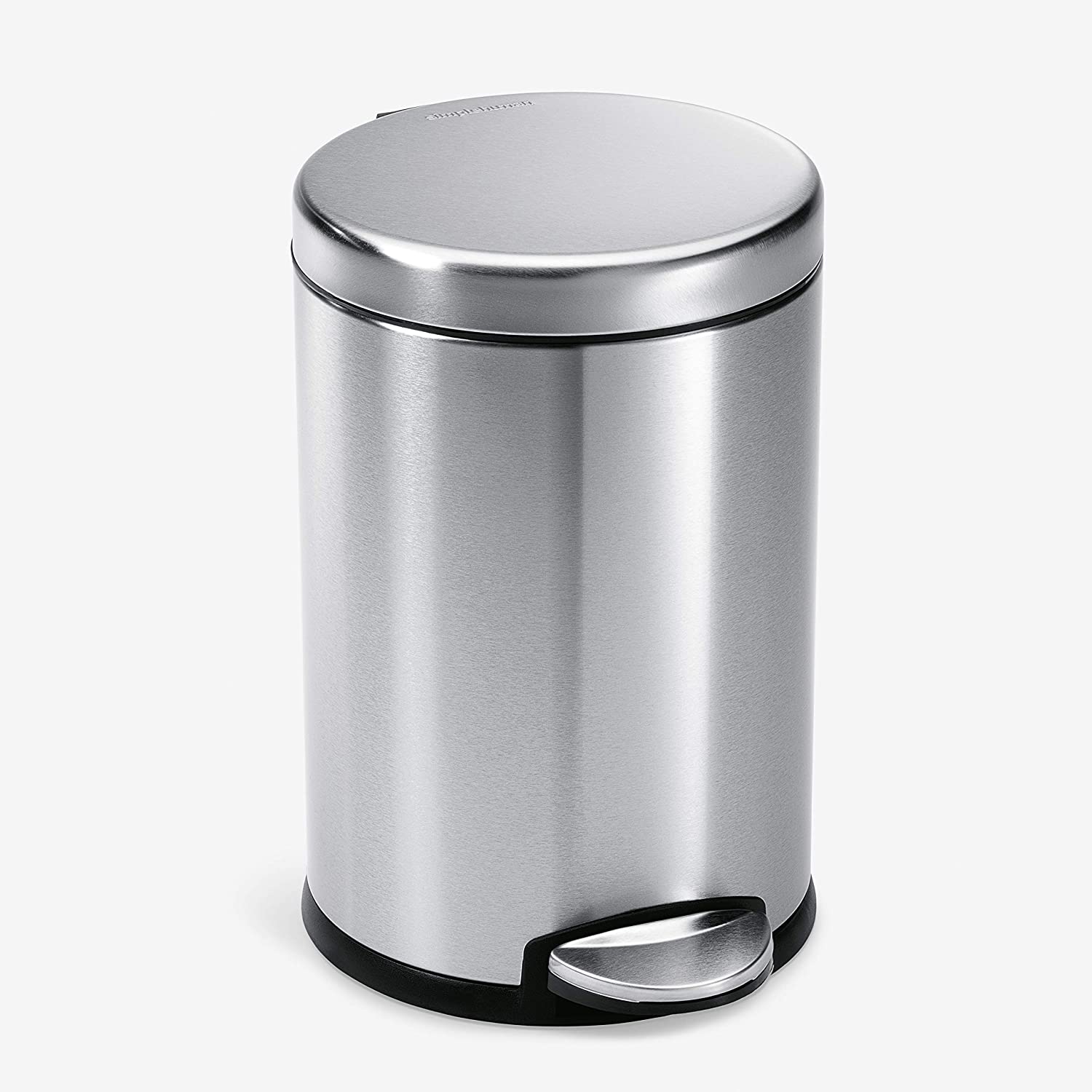  3. Simplehuman Gallon Round Mini Trash Cans 