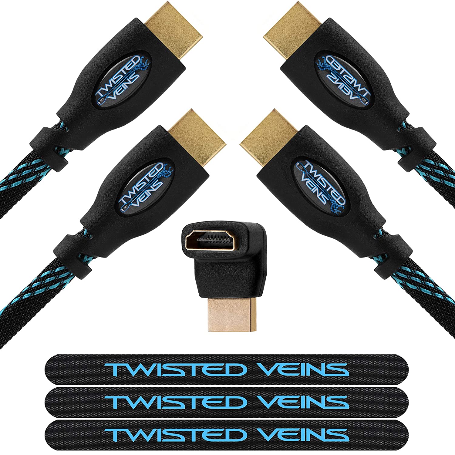  4. Twisted Veins HDMI Cable 25 ft 