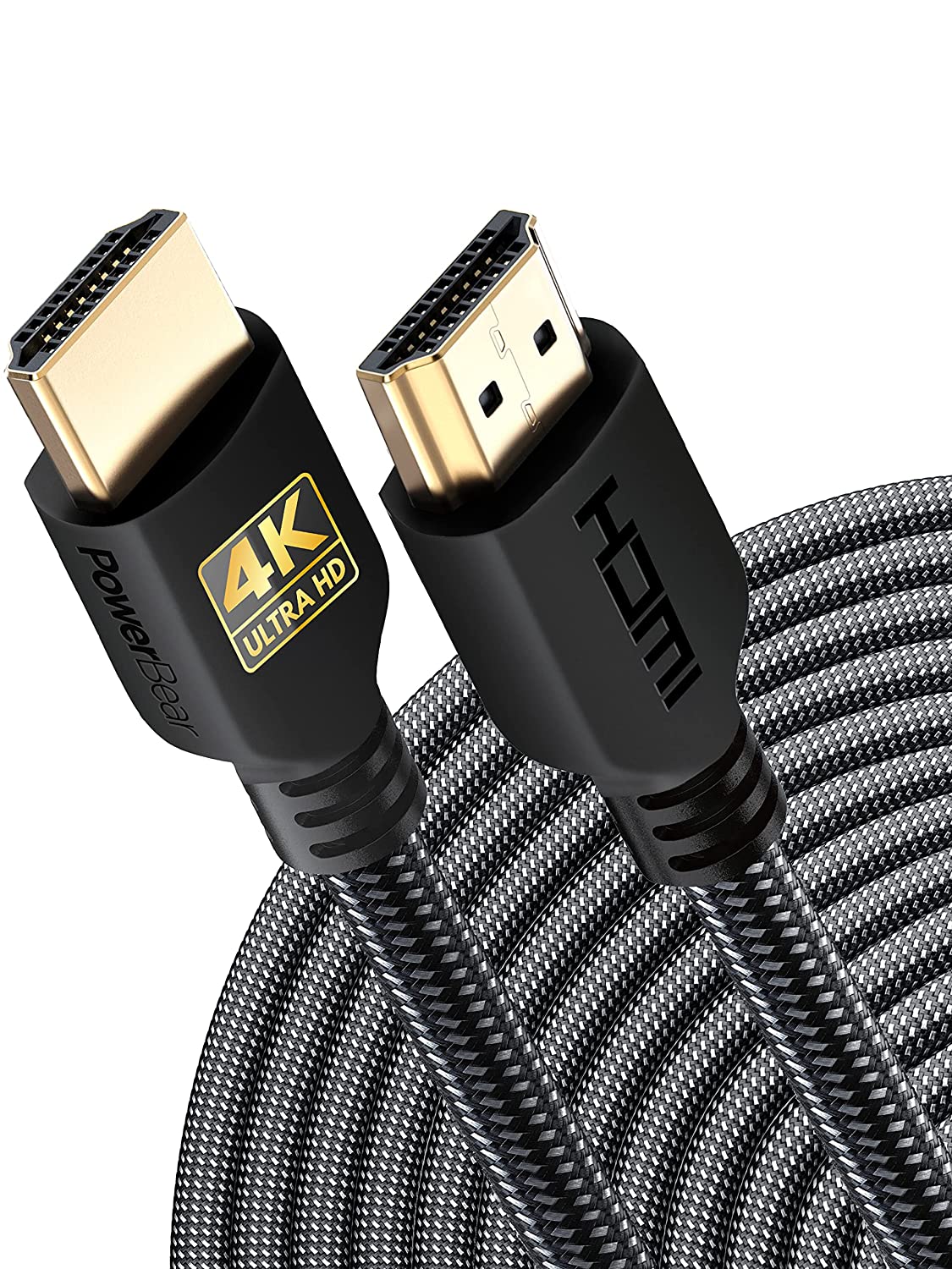  2. PowerBear 4K HDMI Cable 50 ft 