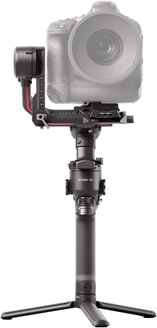  1. DJI RS 2 3-Axis Camera Stabilizers 
