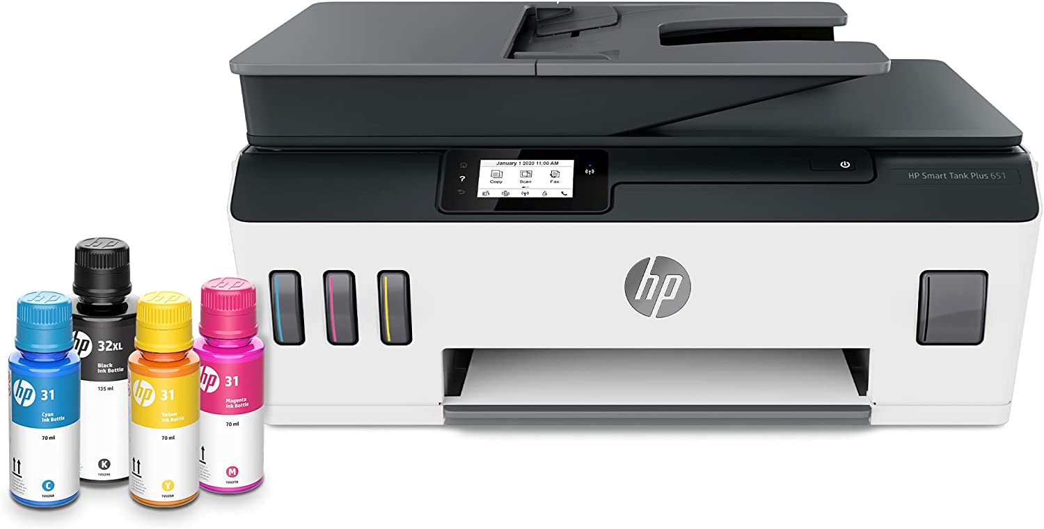 2. HP Smart-Tank Plus Wireless Inkjet Printers 