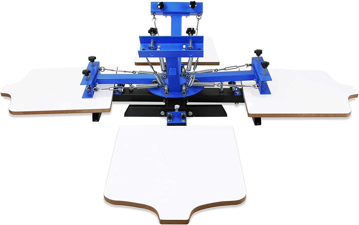  2. VEVOR Screen Printing Machine 4 Color 4 Station Silk Screen Printing Machine 