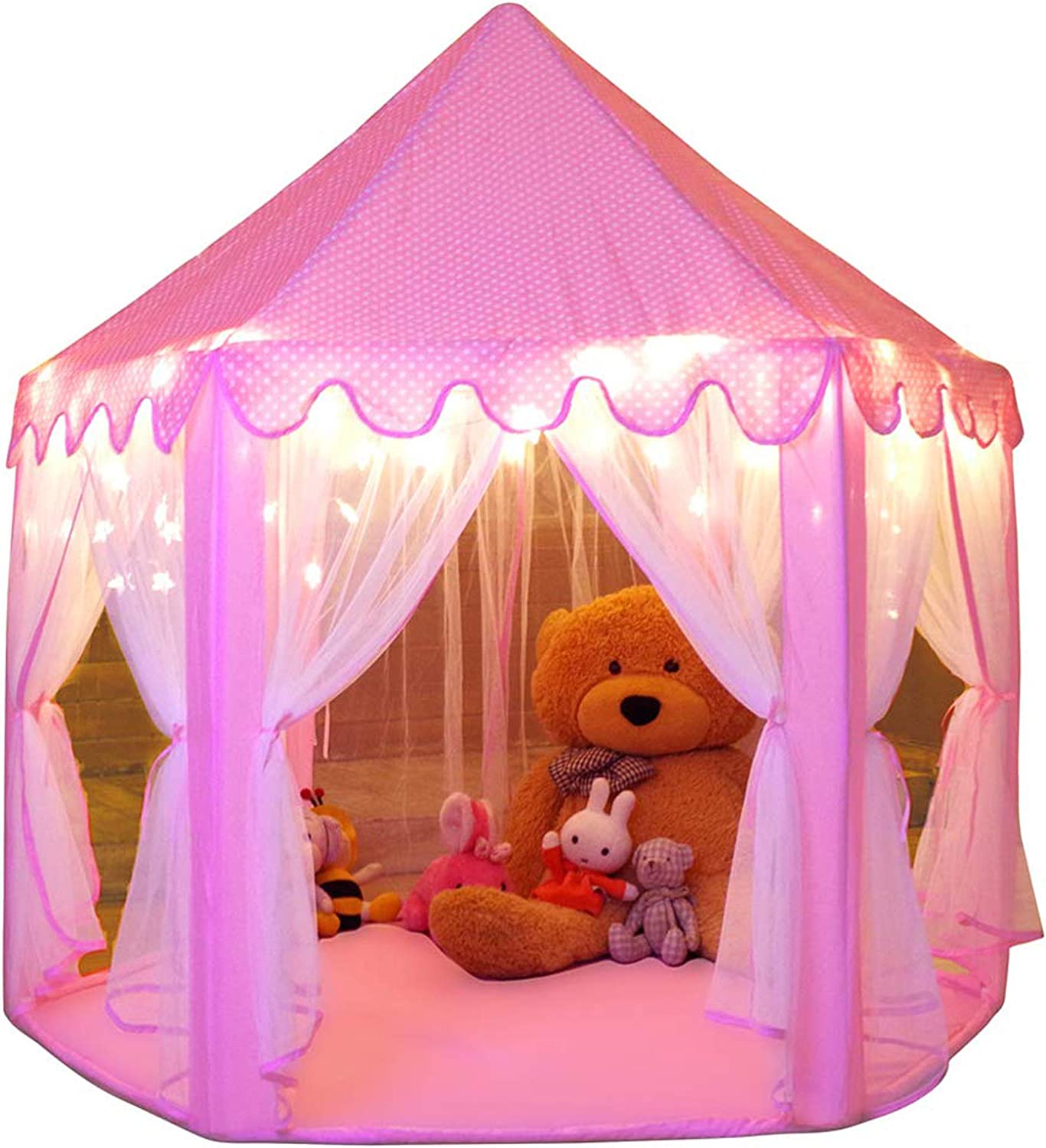  9. Monobeach Princess Tent Girls Large Playhouse Kids 
