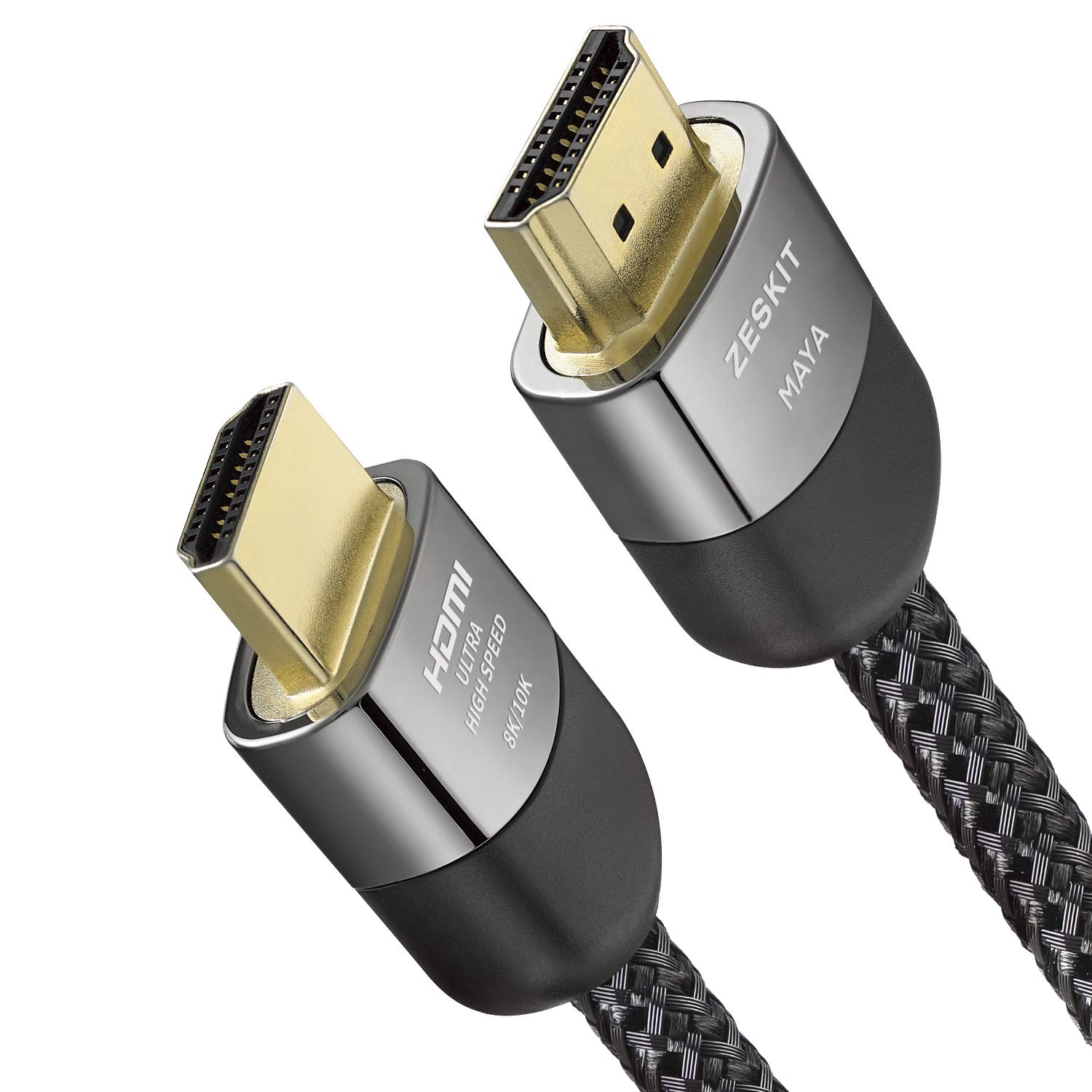  1. Zeskit 8K Ultra HD High Speed 48Gpbs HDMI Cable 