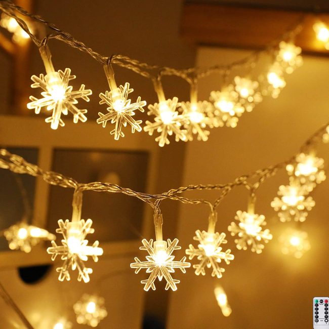  5. Christmas Fairy LED String Lights 