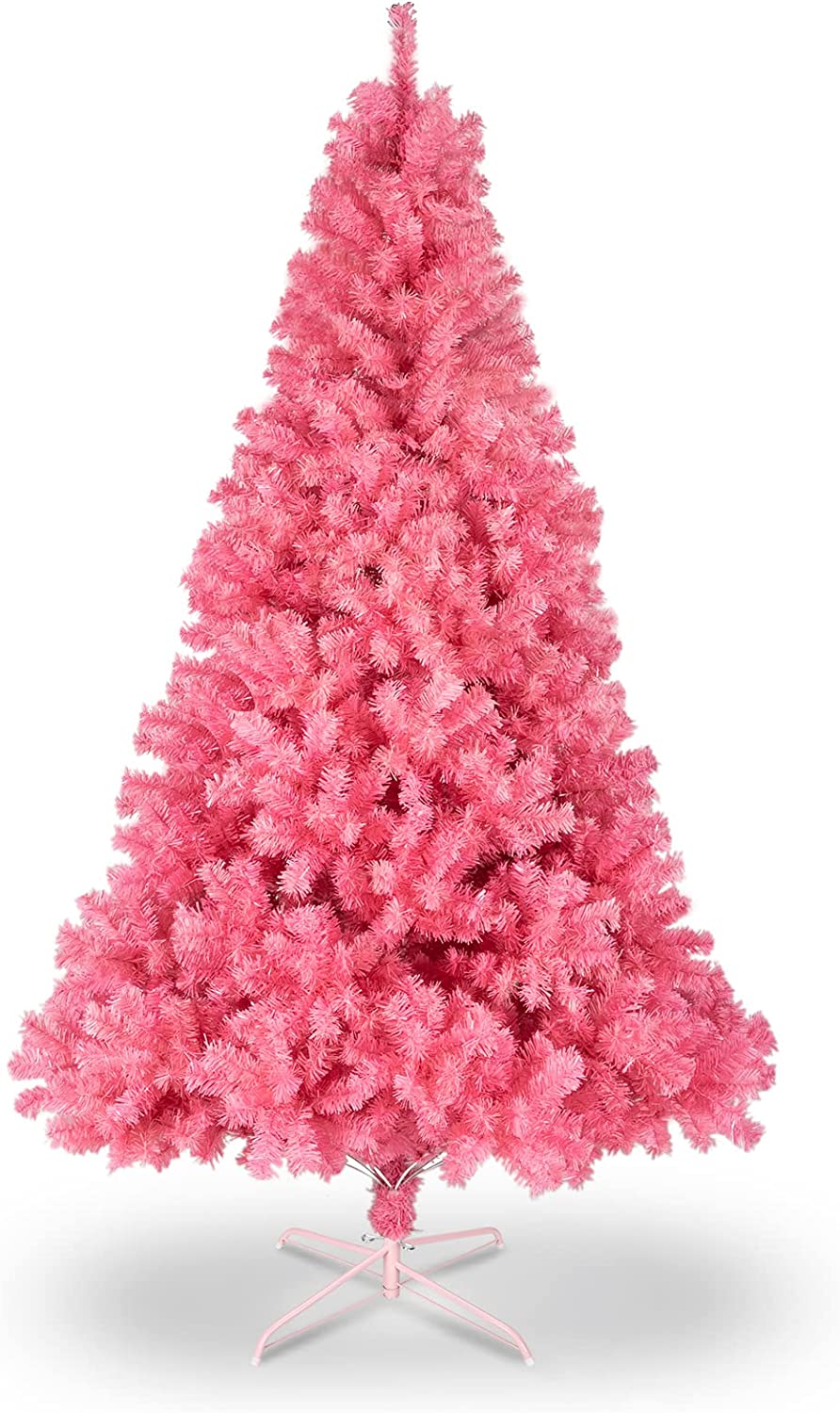  9. Bonnlo Snow Flocked Artificial Christmas Pine Tree 