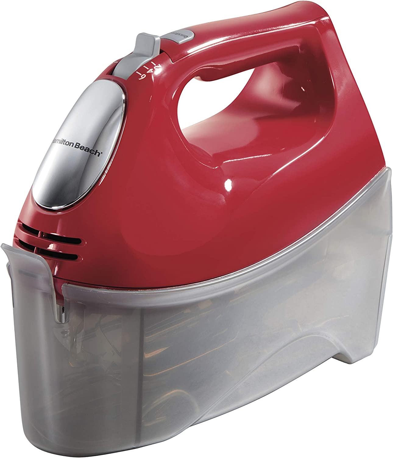  9. Hamilton Beach 6-Speed Electric Hand Mixer with 5 attachments 