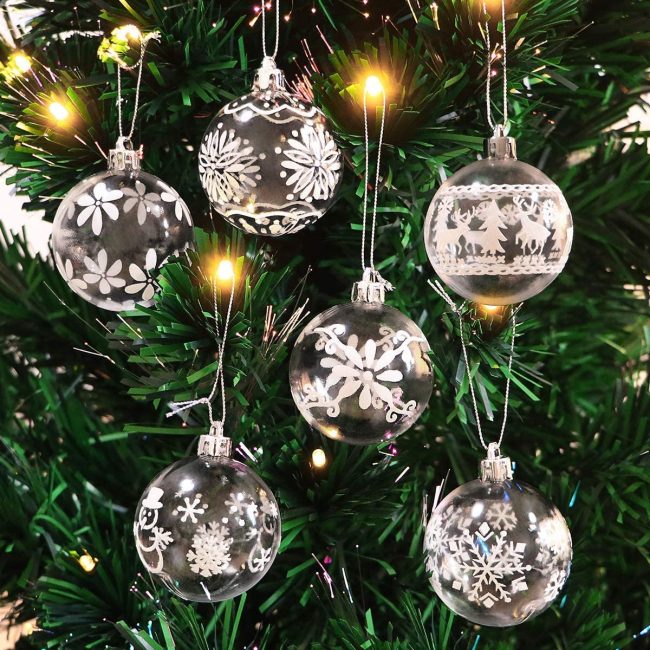  3. Unomor Christmas Tree Ornaments 
