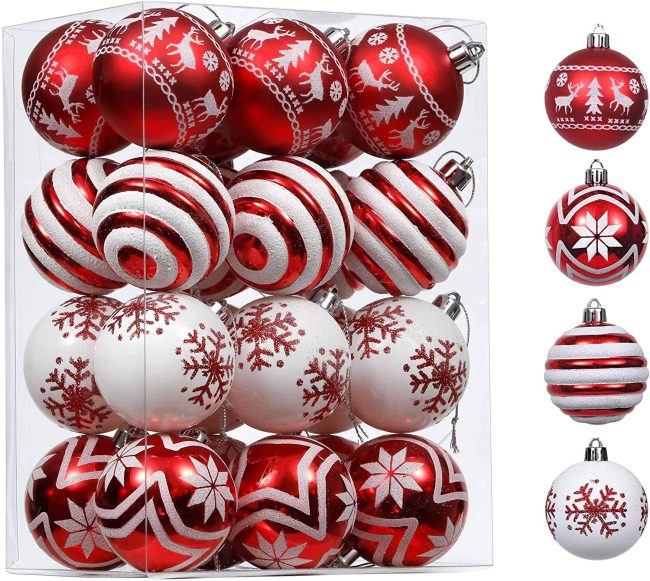  7. Valery Madelyn 24ct Christmas Ornaments 