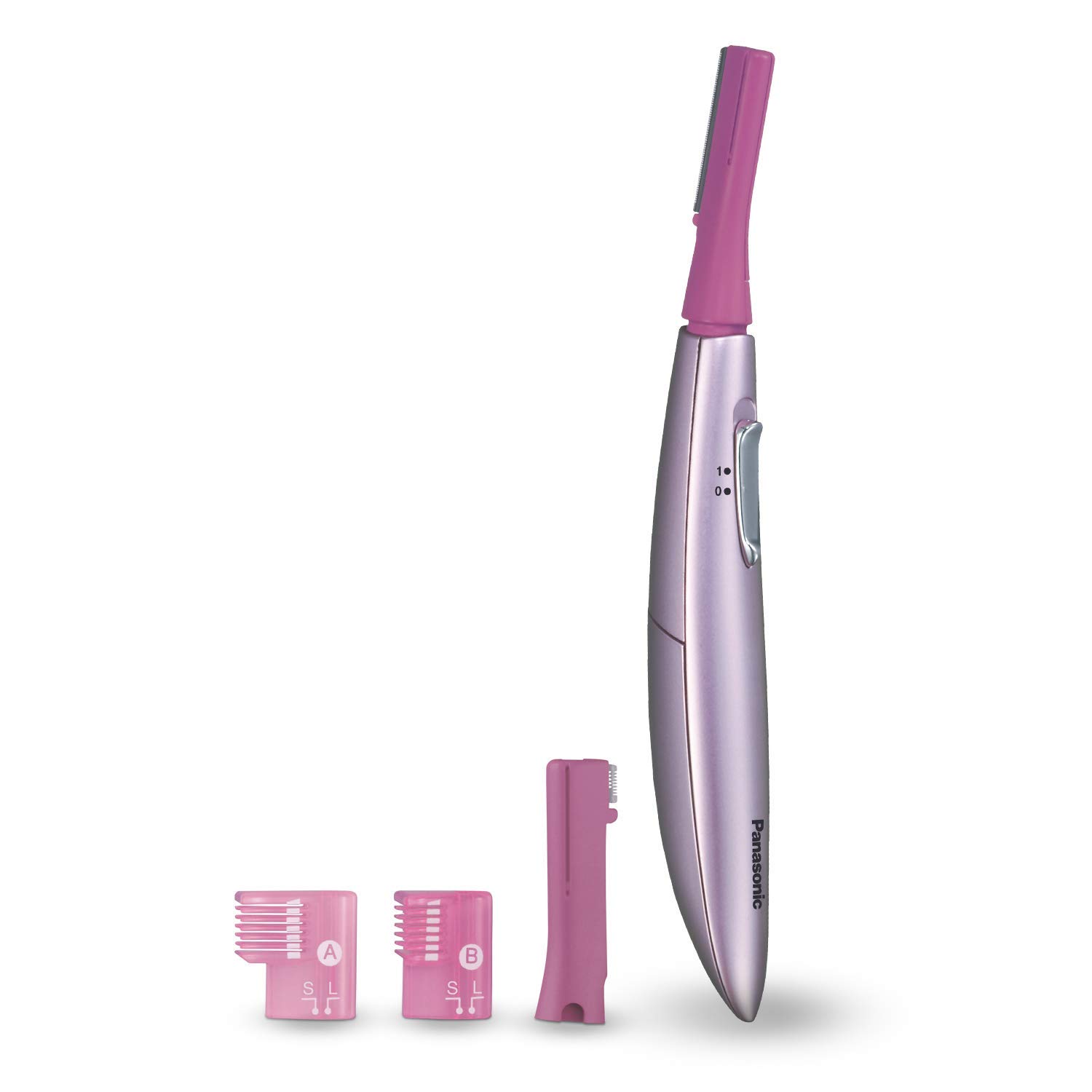  1. Panasonic Eyebrow and Facial Hair Trimmer for Women 