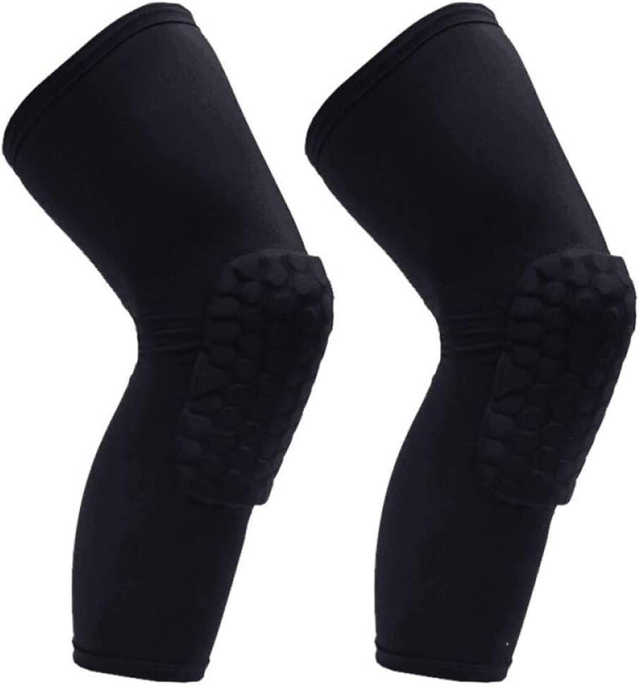  1. PISIQI Knee Compression Pads - Leg Sleeve Brace Protection - Basketball Knee Pads 