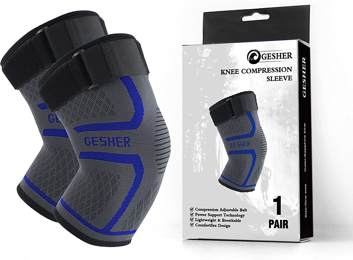  11. Basketball Knee Pads With Knee Braces Support Compression Sleeves 
