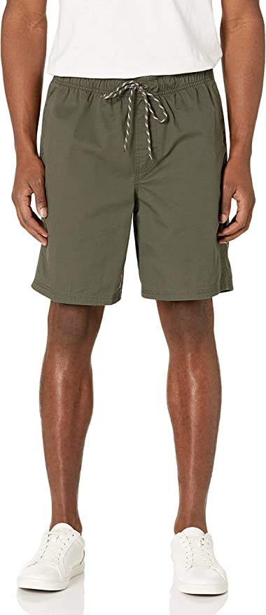  3. Amazon Essential Men’s Inseam Drawstring Jogger Shorts 