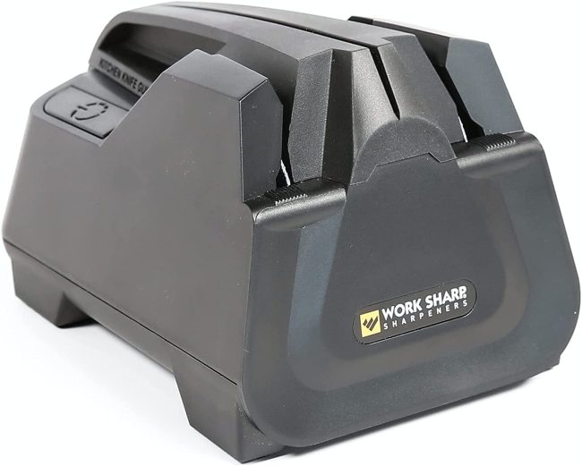  1. Zulay Manual Knife Sharpener, mainly for Straight and Serrated Knives 