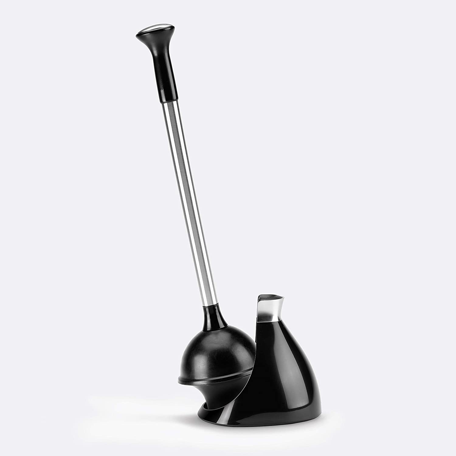  7. The simplehuman Toilet Plunger and Caddy Stainless Steel 