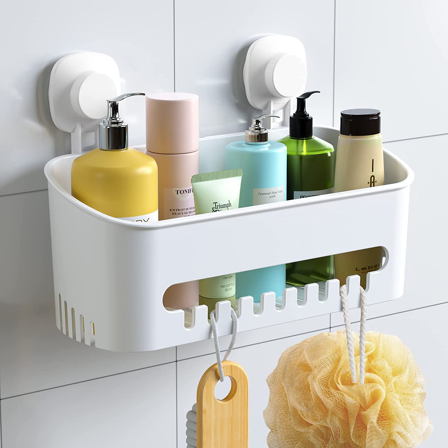  8. Luxear Wall Mounted Shower Caddy 