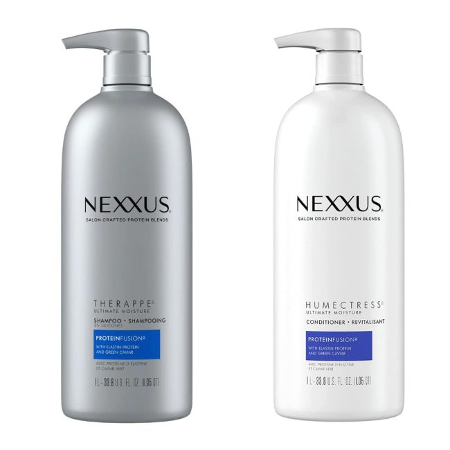  2. Nexxus Shampoo- Dry Hair Therapy with Elastic Protein 