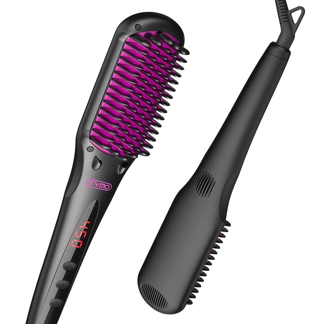  9. TYMO Hair Straightener Brush 