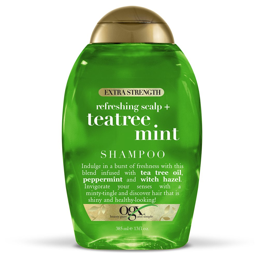  9. OGX Extra Strength Refreshing Scalp + Teatree Mint Shampoo for Oily Hair 