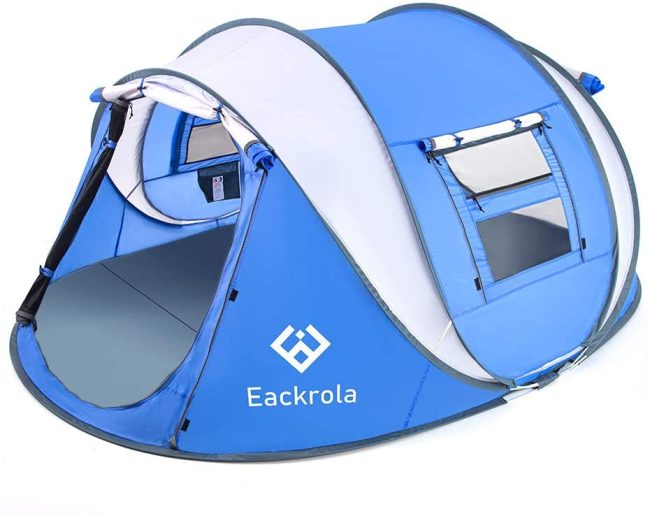  5. Eackrola 10 seconds Waterproof Pop up Tent 