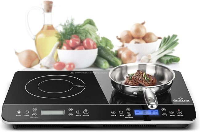  5. Dual Heating Zone Duxtop Induction Cooktop 