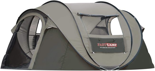  2. FASTCAMP Mega5, Picnic pop up Tent for 4 