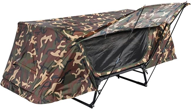  7. Yescom Single Tent Cot 