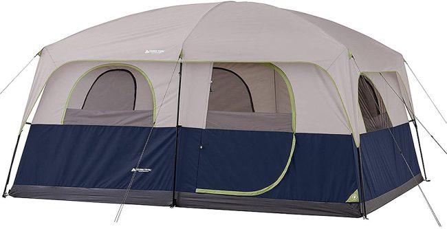  3. Ozark 10-Person 2 Rooms Large Tent 
