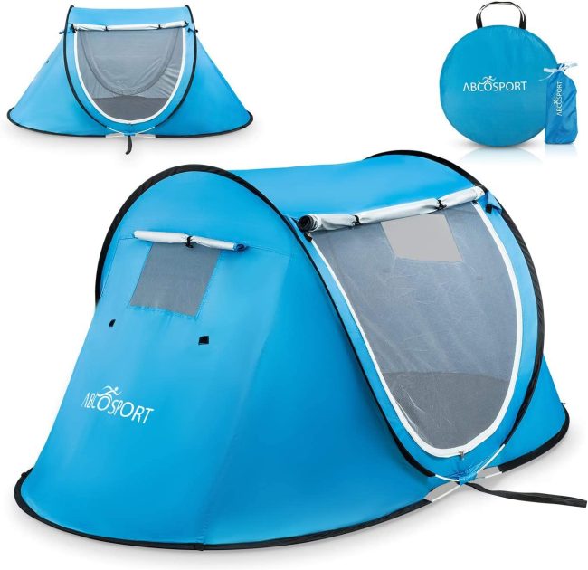  6. Automatic Cabana Pop up Tent for Two 