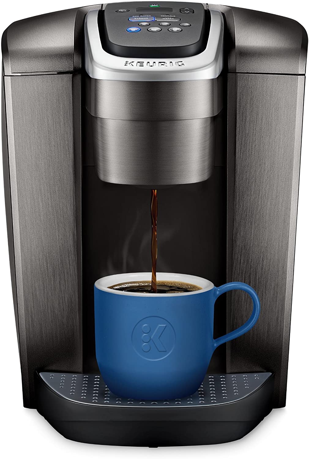  7. Keurig K-Elite Coffee Maker, Single Serve K-Cup Pod Coffee Brewer, With Iced Coffee Capability, Brushed Slate 