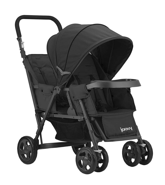  4. Joovy Caboose Sit and Stand Double Strollers 