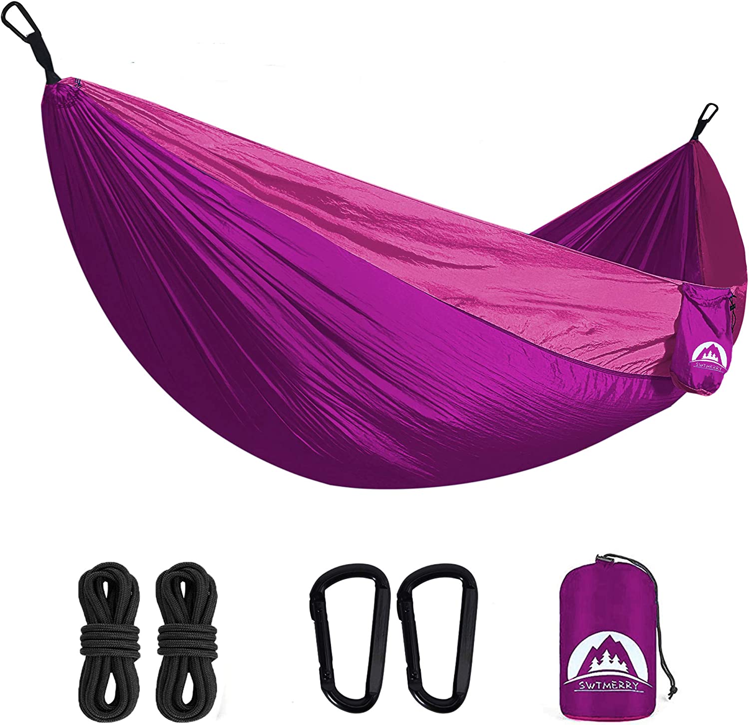  4. SWTMERRY Double Camping Hammock 