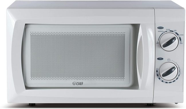  3. small countertop microwave from the Commercial chief 