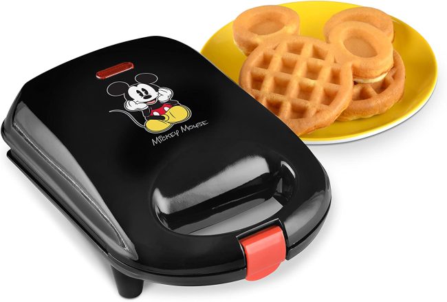  7. Black Mickey Mini Waffle Maker 